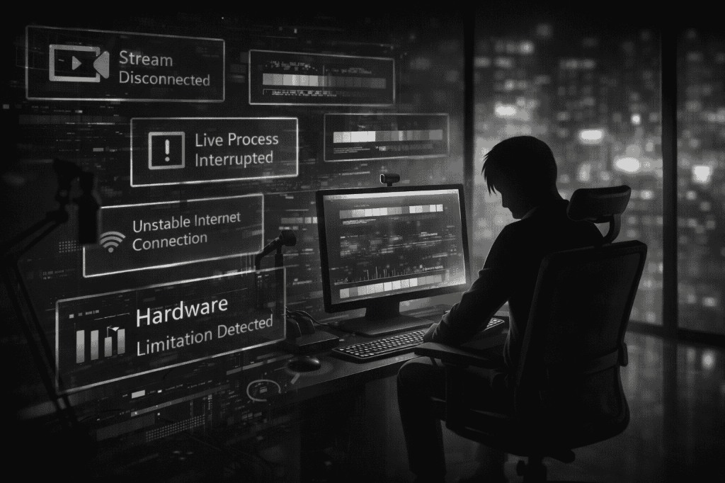 Traditional streaming setup